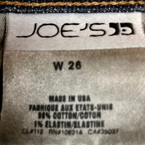 JOE’S JEANS Boot Cut Jeans GIGI wash 26" Waist 31.5" Length - Picture 5 of 8